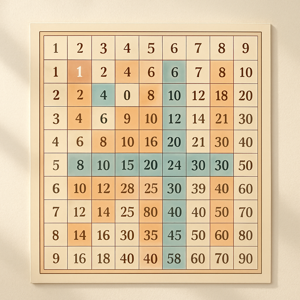 곱셈표 이미지