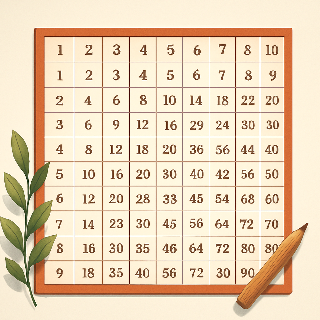 곱셈표 이미지