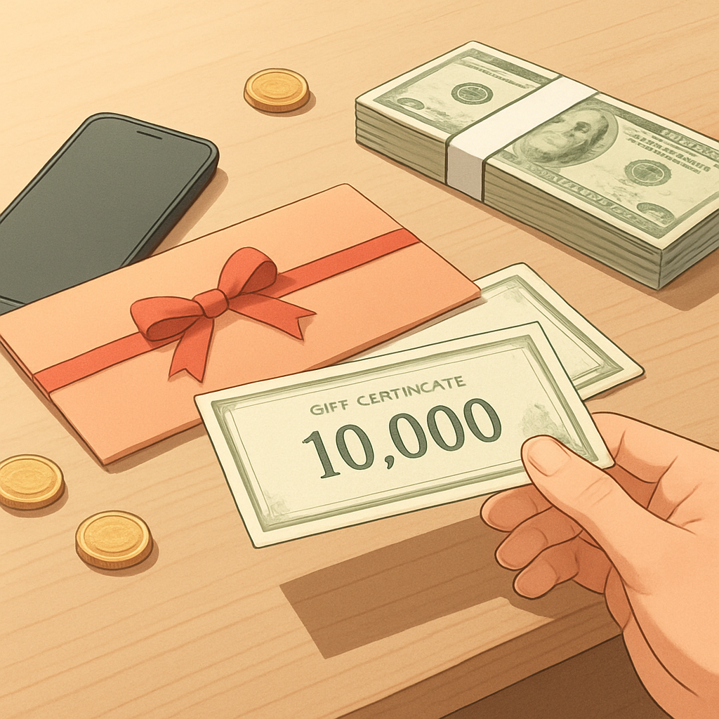 상품권 리셀링 전략 이미지