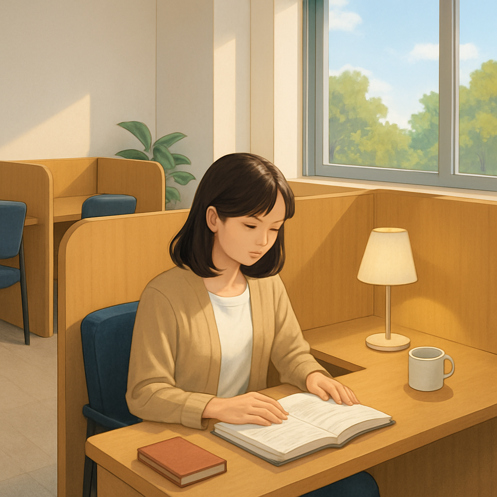 월 이용료 포함 관리형 독서실 서비스 이미지