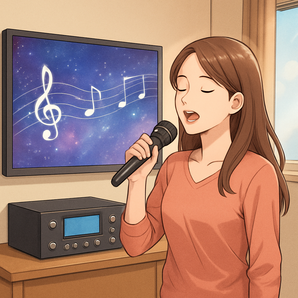 갤럭시 가라오케 음성 효과 설정 팁 이미지