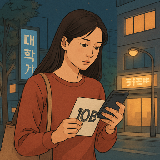 대학가 인근 야간 아르바이트 찾는 법 이미지